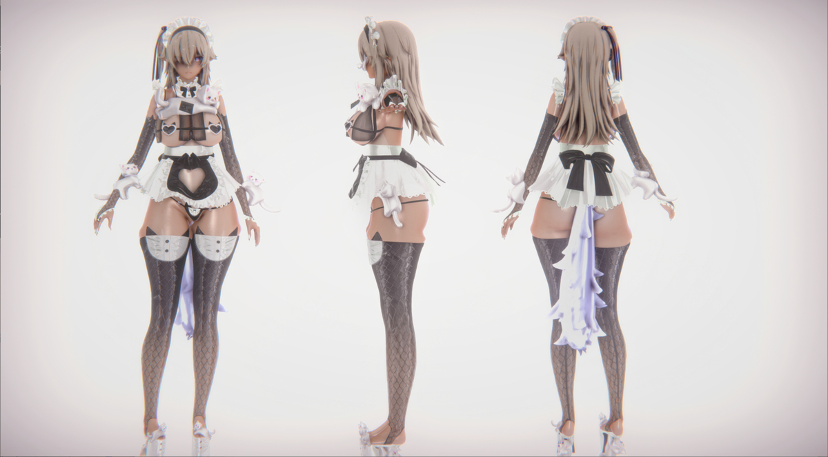 自购 恋活 作者Different_World 服装卡 cat maid猫猫女仆 PC端 预览图
