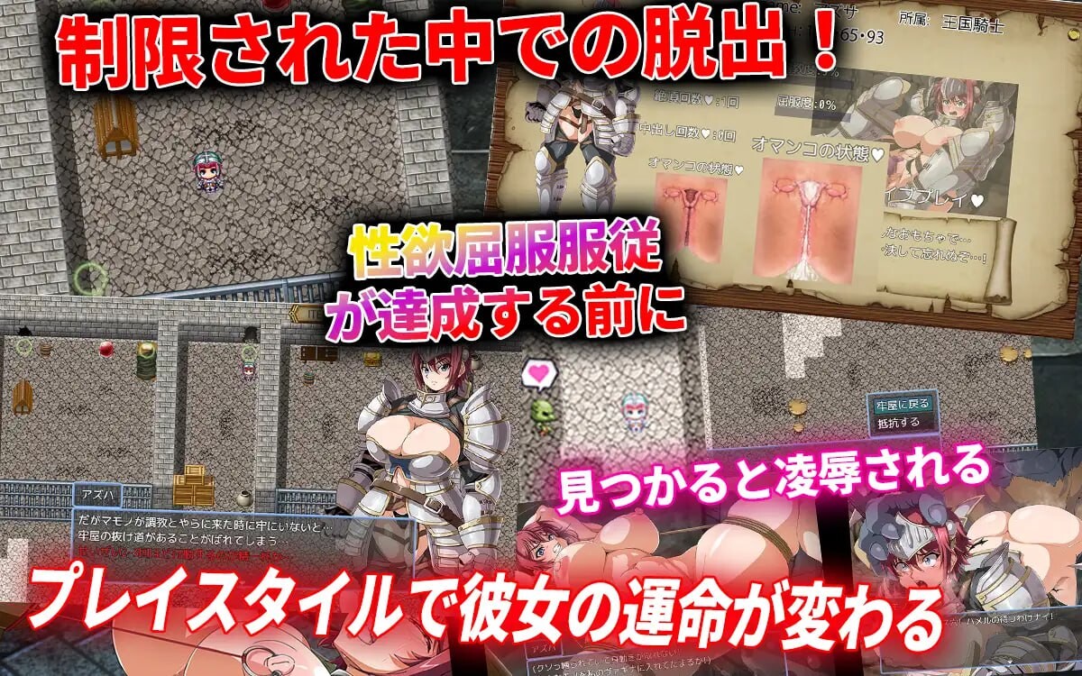 牢狱中的阿兹哈～从养成中逃脱 牢獄のアズハ～养成记录からの脱出 PC端 汉化版 预览图