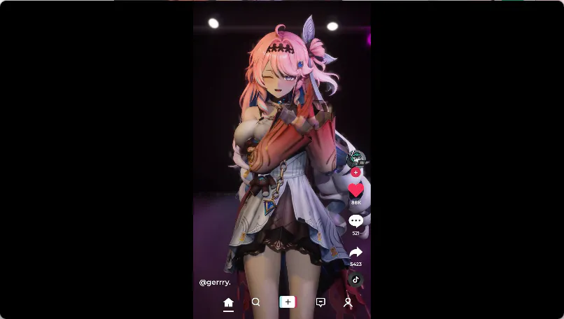 GerrryTikTok舞蹈 完整版 动漫视频 PC端