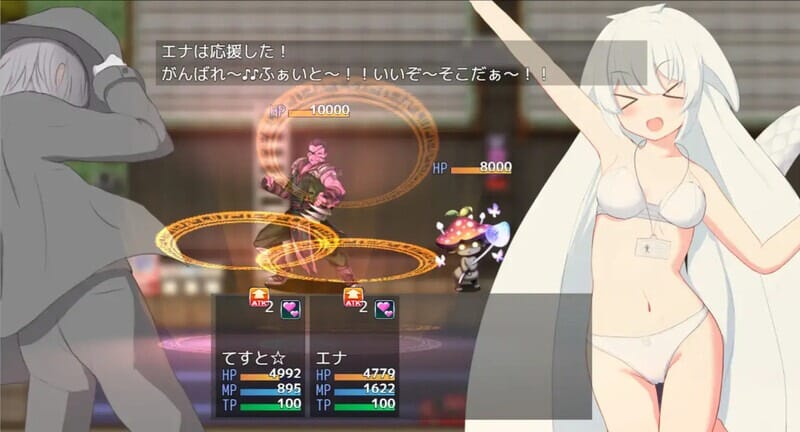 A2540 回合RPG战斗RPGPC 卿卿我我组队战斗いちゃいちゃタッグバトルV1.0PC+安卓汉化中文 双端 汉化版 预览图