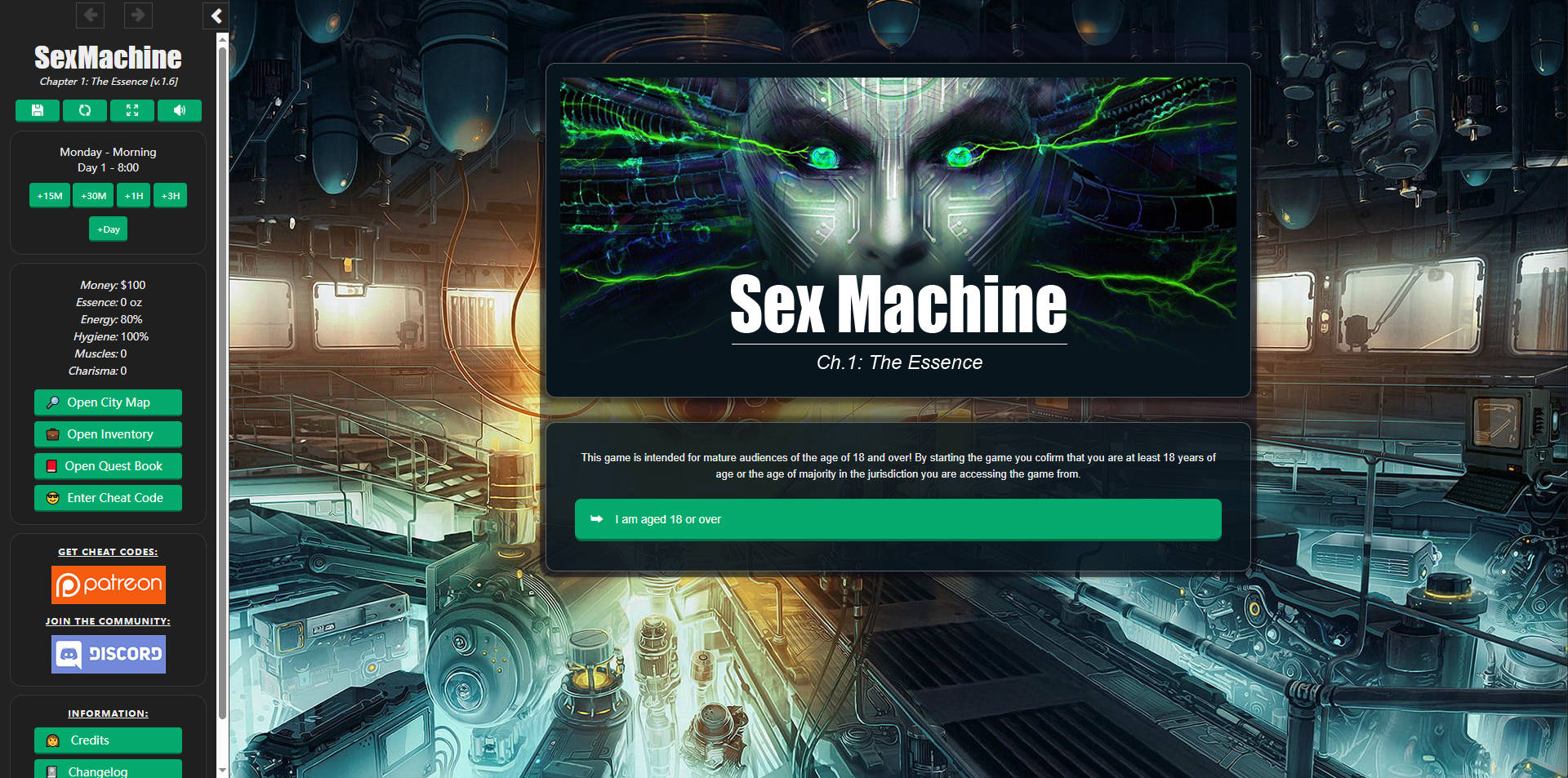 性爱机器/SexMachine Ch.1 v1.6+Ch.2 v0.1.1 浏览器汉化 PC端 汉化版 预览图