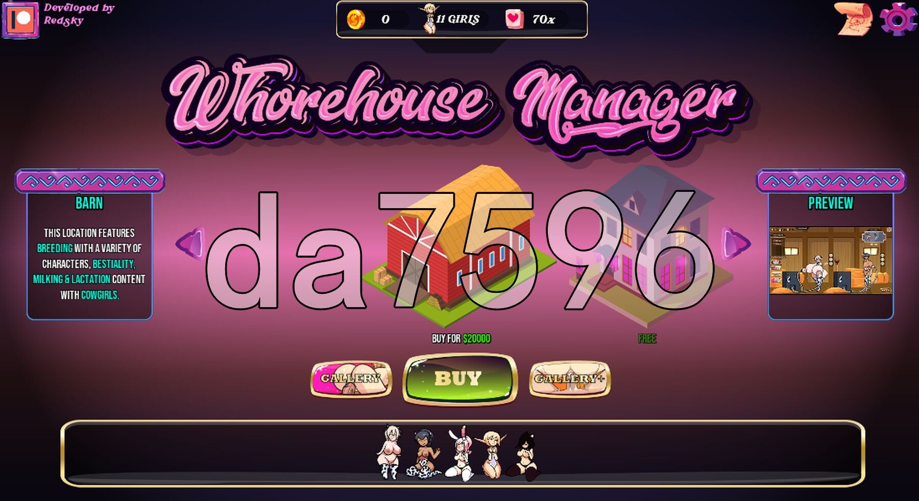 妓院经理 Whorehouse Manager v1.1.0 生肉步兵版 PC端 步兵 预览图
