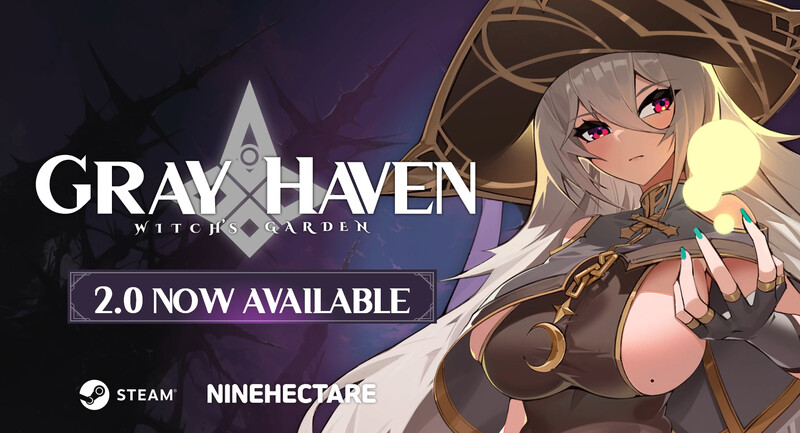 更新[动作ARPG/平面3D/全动态] 灰色乐园 Gray Haven : Witch’s Garden Ver4.1.0 PC端 官中版 预览图