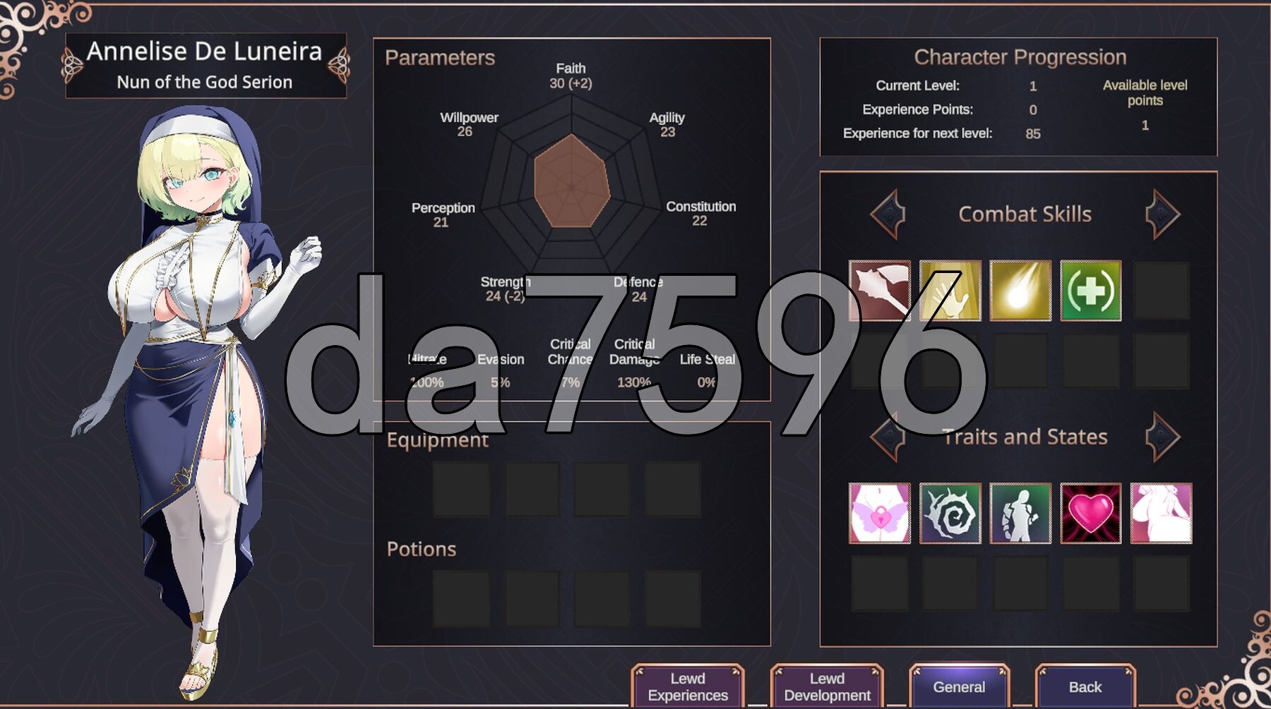 恶行城堡 Castle of Vice Alpha v0.6 生肉步兵版+无敌属性存档 PC端 步兵 预览图