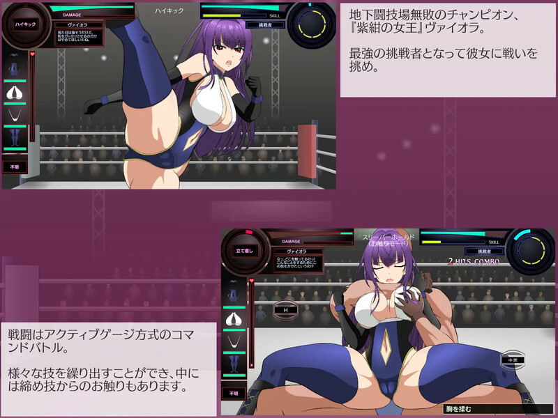 DL10月新作 互动SLG/擂台格斗/全动态 斗技女王薇奥拉（闘技女王ヴァイオラ）V1.0 机翻汉化 PC端 AI汉化版 预览图