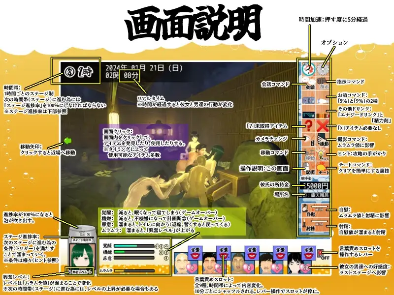和我的女友尝试亲热 2 ～混浴温泉～ 僕の彼女とヤッてみる2 ～混浴温泉～Ver1.01 PC端 AI汉化版 预览图