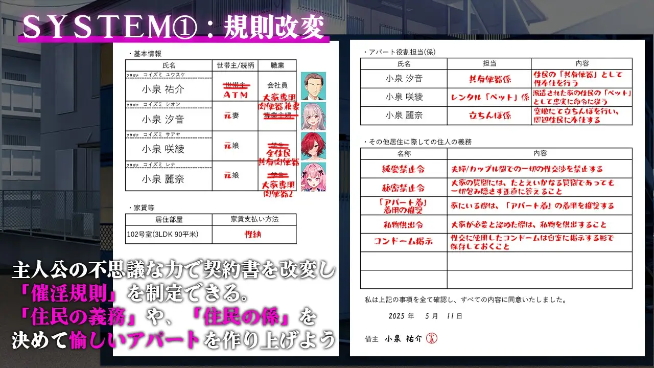 催淫公寓～ 催淫アパート～催淫居住規則による住民支配～ ver.1.03 PC端 AI汉化版 预览图