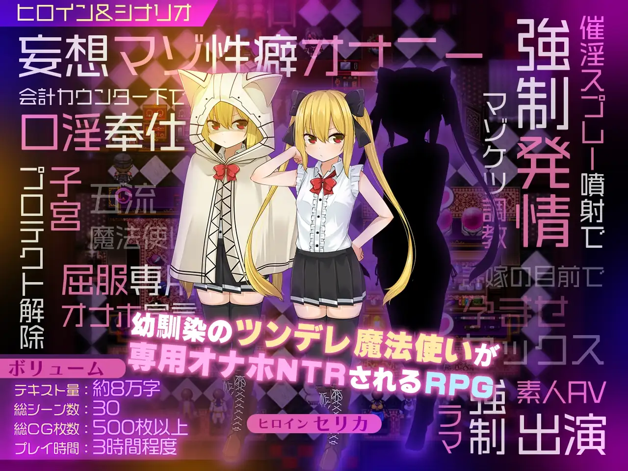 精品RPG/汉化 双端 セリカマギア ～幼馴染のツンデレ魔法使いが専用オナホNTRされる王都アダルトショップ編～ Ve 汉化版高清版 预览图