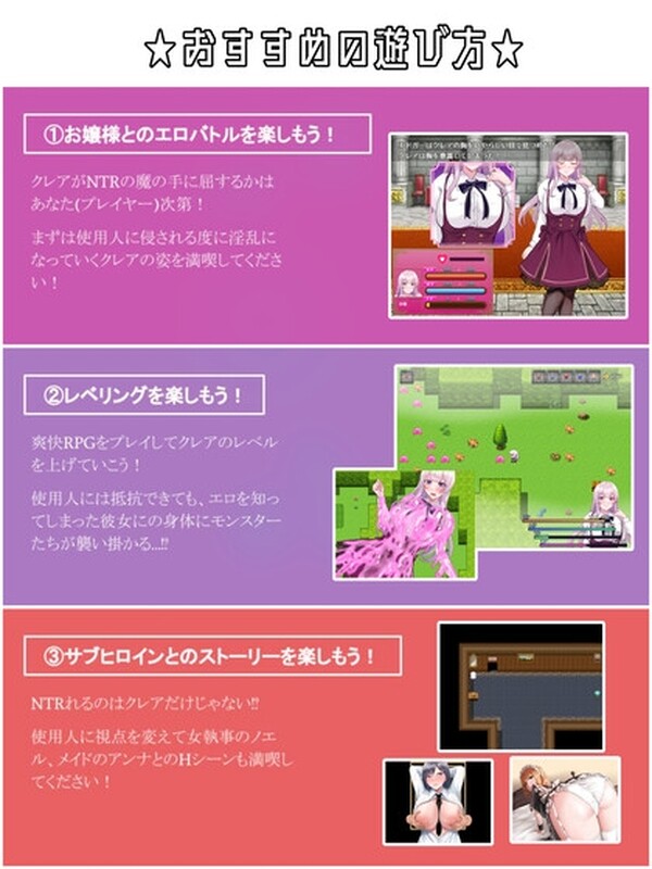 2C 贵族之傲～傲慢大小姐与异化角色的诅咒～（ノーブルオブプライド ～傲慢なお嬢様と异化角色の呪い PC端 更新版 预览图