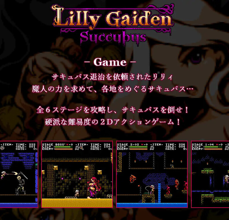 动作ACT/像素全动态/汉化 莉莉外传～奇幻角色～（リリィ外伝～サキュバス～）V1.0 机翻汉化 200 PC端 AI汉化版 预览图